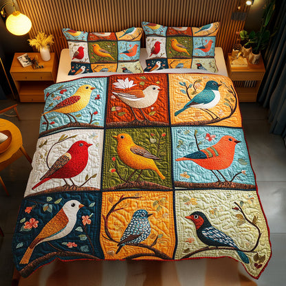 Colorful Bird WJ0410026CL Duvet Cover Set