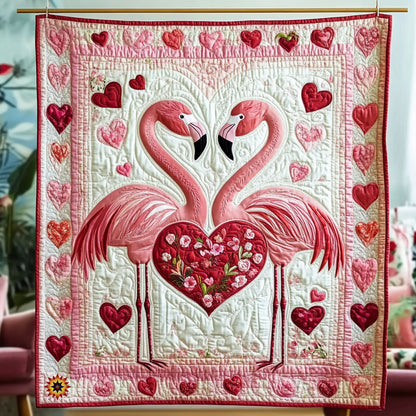 Love Flamingo WJ1212024CL Quilt