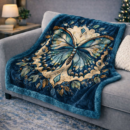 Mystic Butterfly Dream KL2601004CL Faux Fur Throw Blanket