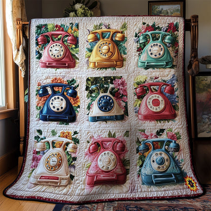 Vintage Telephone WY1112023CL Quilt