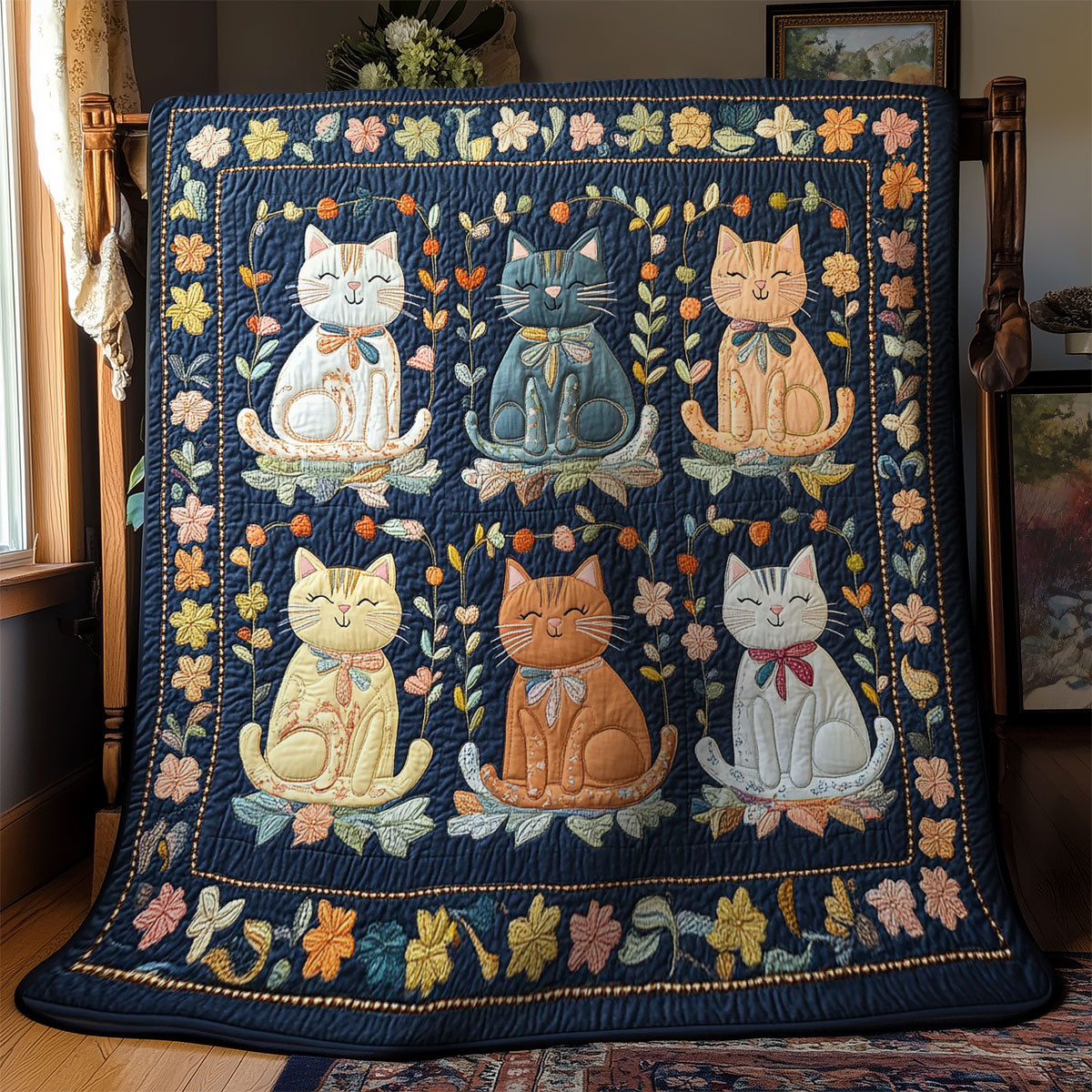 Cat Lover WY1902070CL Quilt