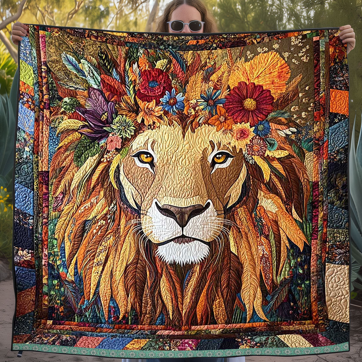 African Lion WJ2709001CL Quilt