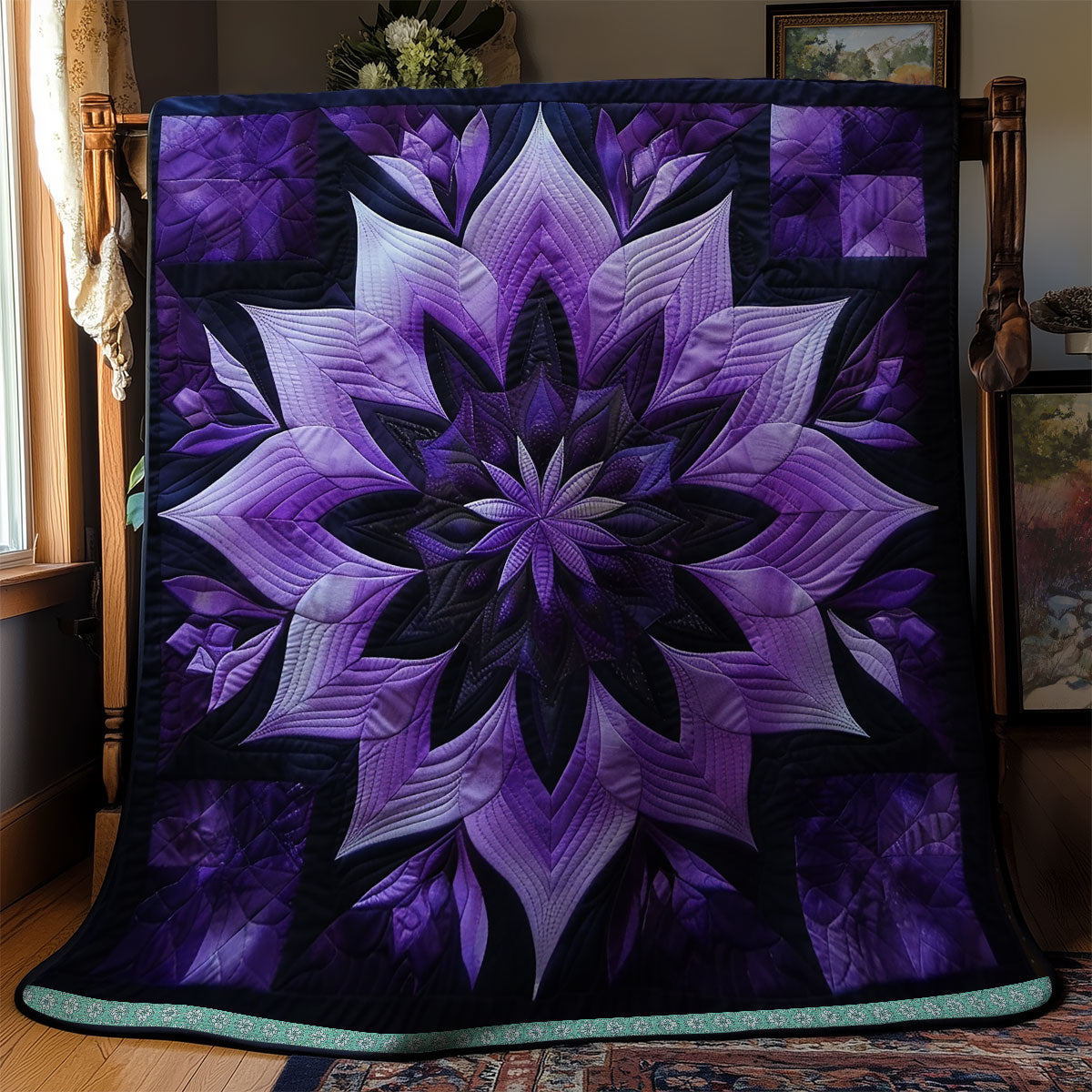 Purple Blossom Mirage WN1309045CL Quilt