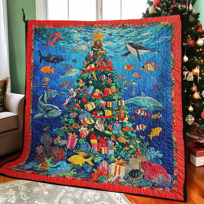 Ocean Christmas Tree WY1311006CL Quilt