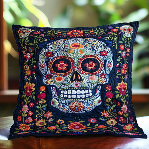 Sugar Skull WJ1109044CL Quilt Pillow Case