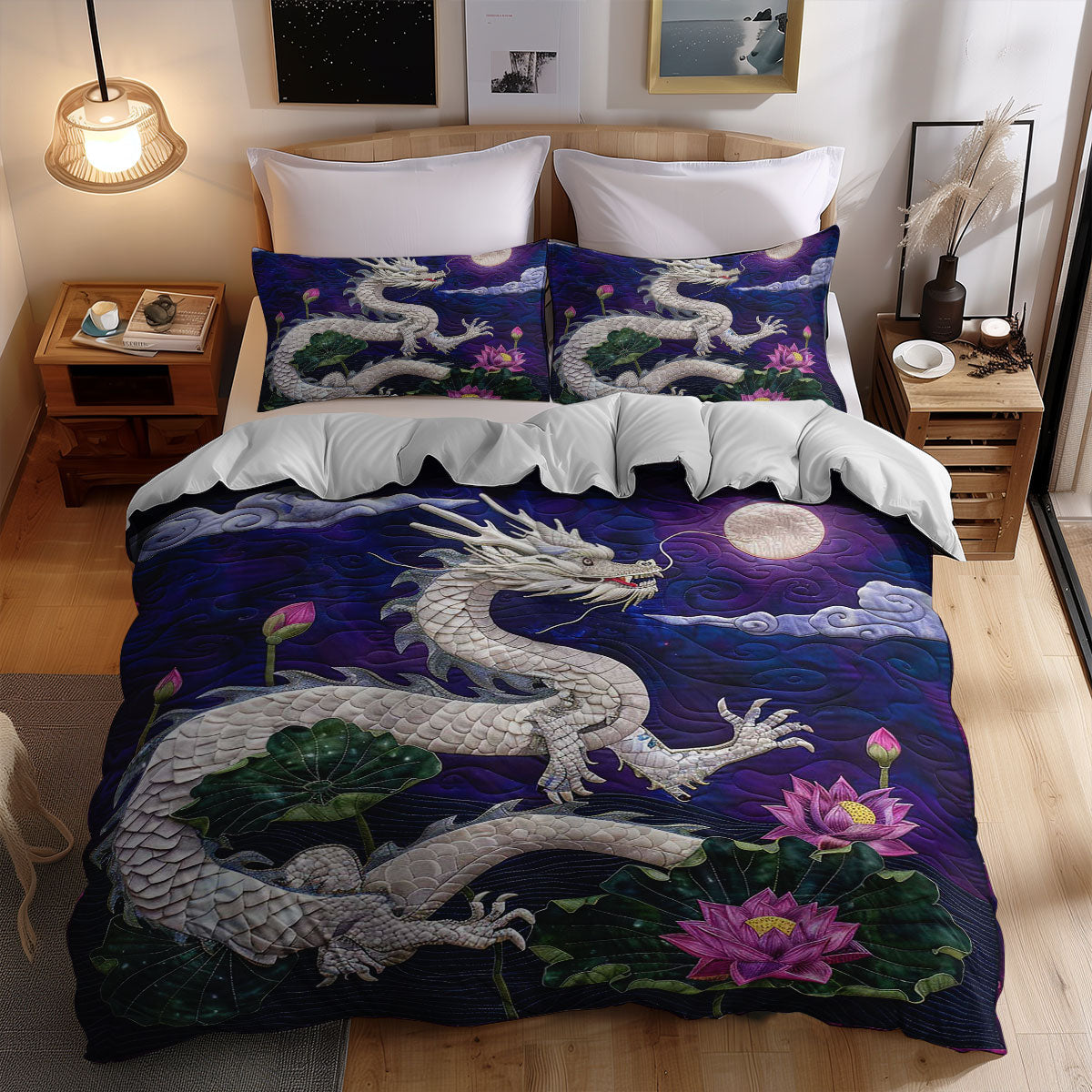 Lotus Dragon WJ1309032CL Duvet Cover Set