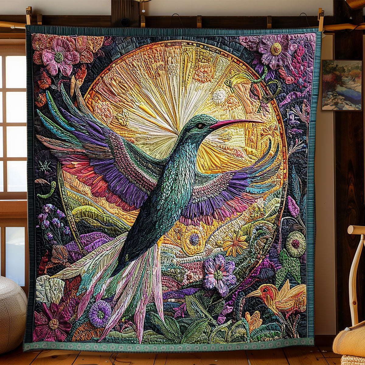 Hummingbird Radiance WN2609016CL Quilt