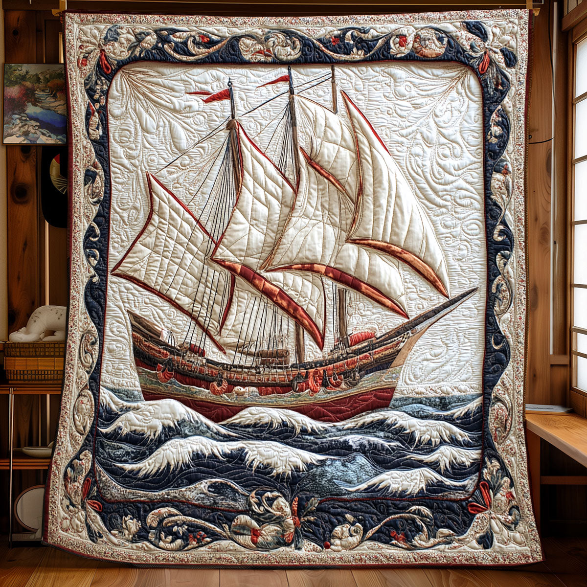 Majestic Fishing Boat XB2803004CL Quilt