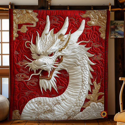 Royal White Dragon WY0512011CL Quilt
