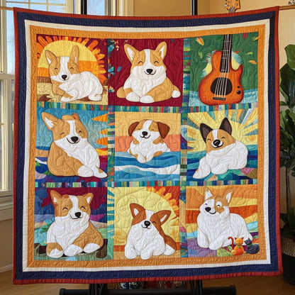 Corgi Bright Daydreams WN0410061CL Quilt