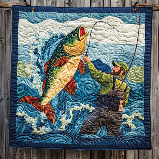 Fisherman Fishing WT1104071CL Quilt