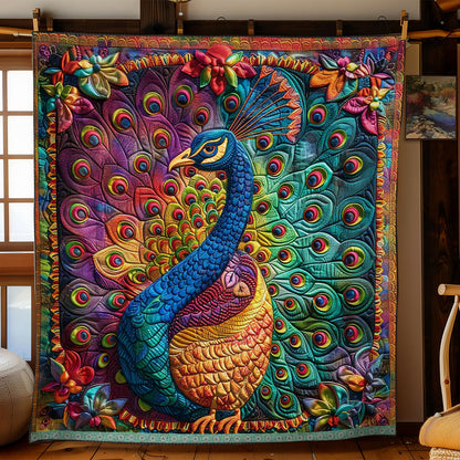 Colorful Peacock WJ2309004CL Quilt