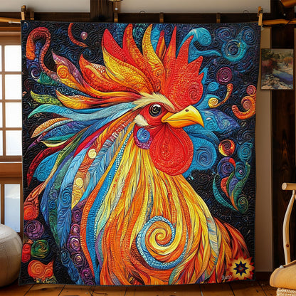 Rooster WY2111038CL Quilt