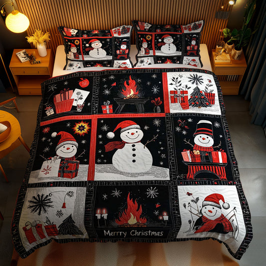 Monochrome Christmas Magic Night WN1010139CL Duvet Cover Set