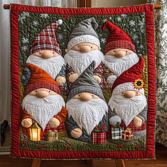 Gnomes Christmas WG0912005CL Quilt