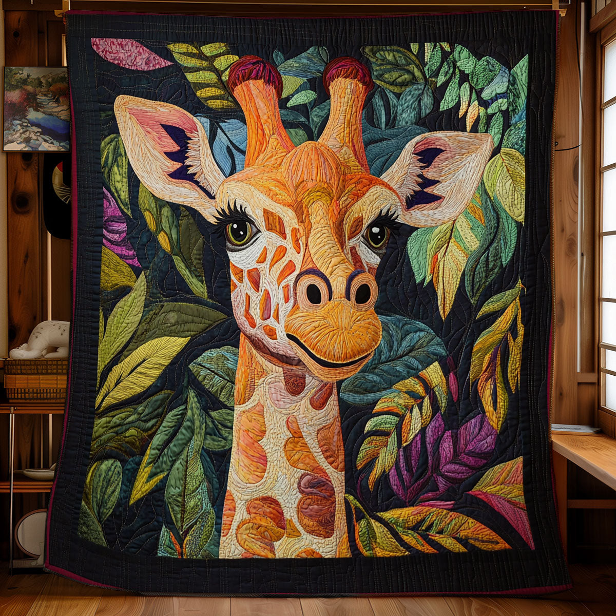 Happy Giraffe WX0401024CL Quilt
