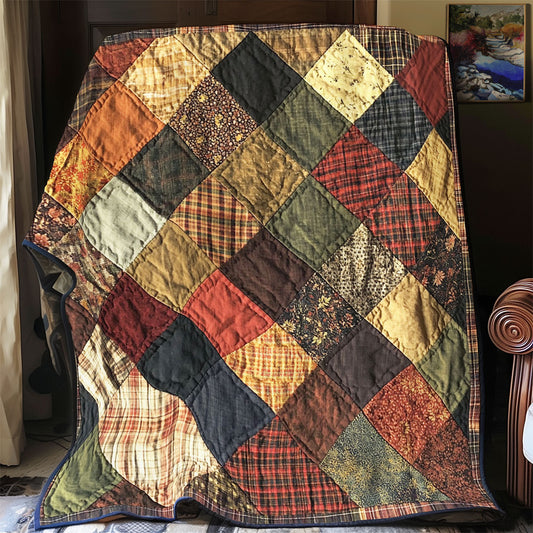 Brown Tone Patchwork  WY1502020CL Quilt