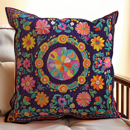 Colorful Flower WY2911063CL Quilt Pillow Case