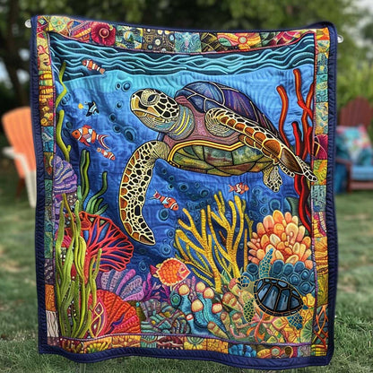 Turtle Coral Bliss WN1110004CL Quilt