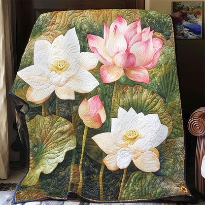 Lotus Flower WY0911012CL Quilt