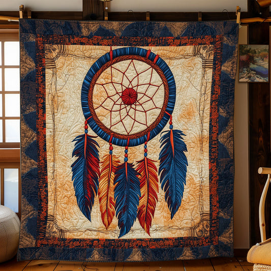 Vibrant Feather Dreamcatcher WY2702075CL Quilt