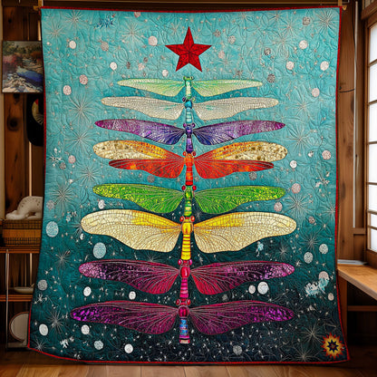 Dragonfly Christmas Tree WY2311025CL Quilt