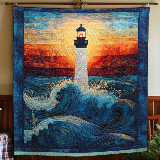 Sunset Light House WP1411006CL Quilt