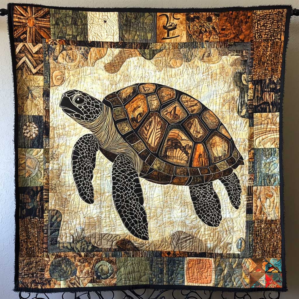 Native American Old Turtle WP1311003CL Quilt