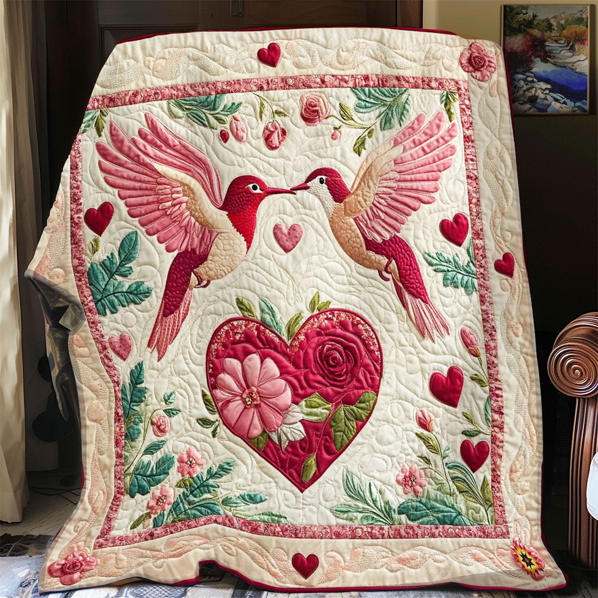 Whispers Of Love WJ1212037CL Quilt