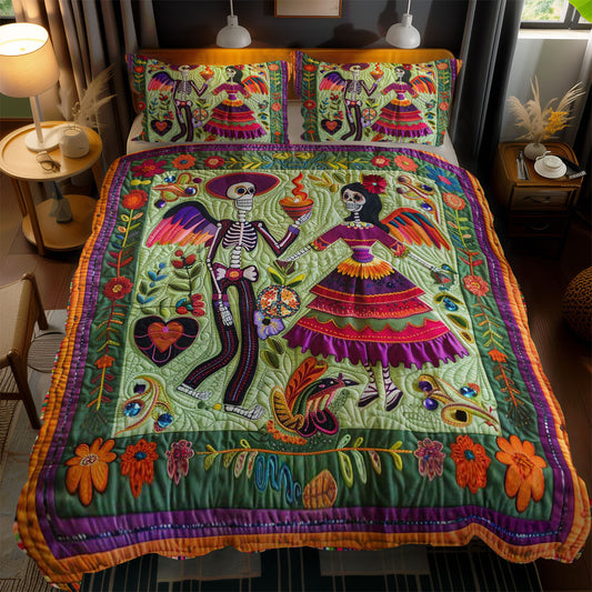 Colorful Skeleton Joy WN2110081CL Duvet Cover Set