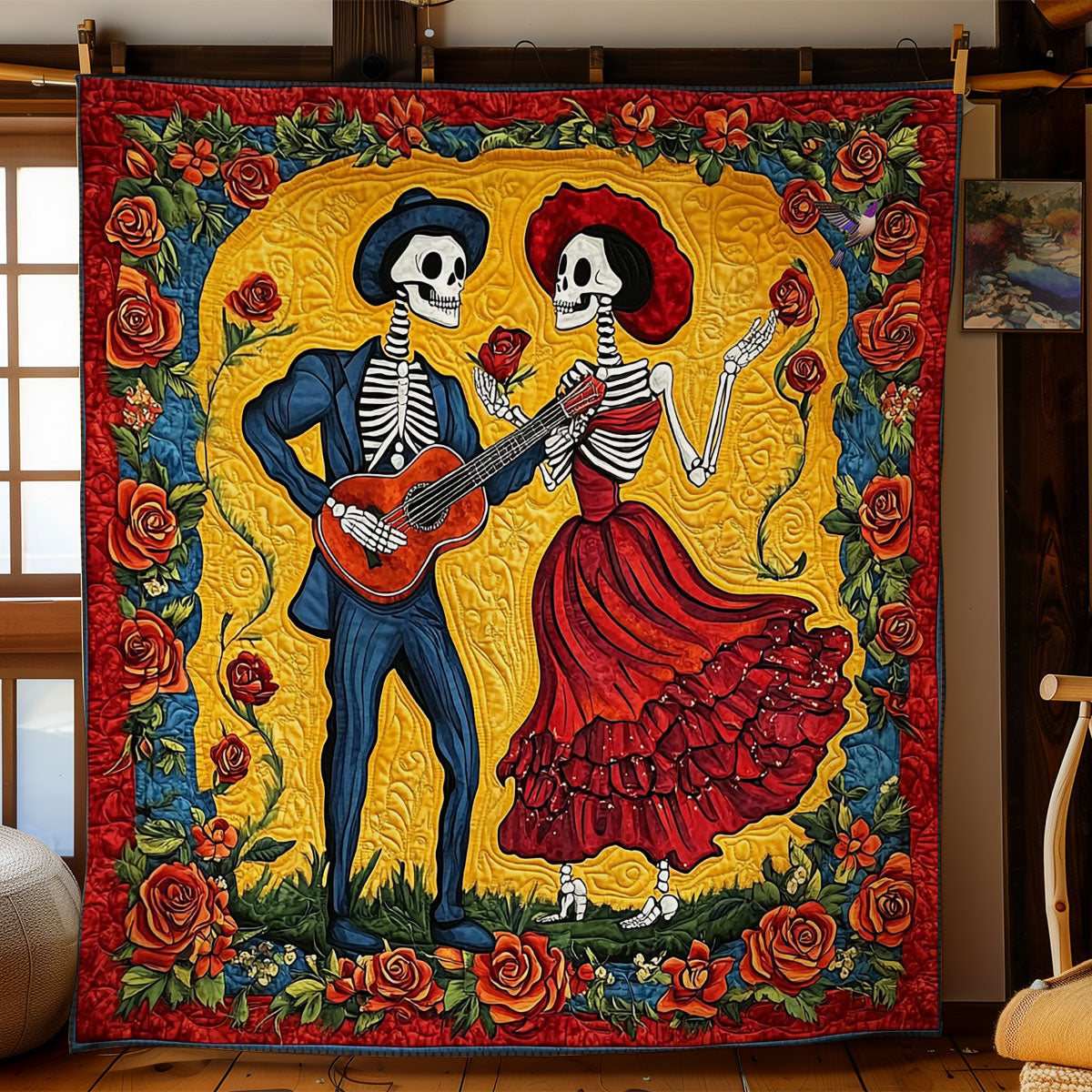 Dia De Los Muertos WY2011021CL Quilt