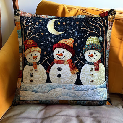 Snowman WJ1211041CL Quilt Pillow Case