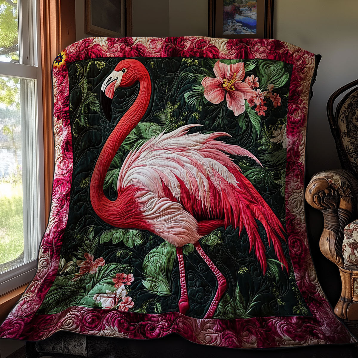 Flamingo WY2711023CL Quilt
