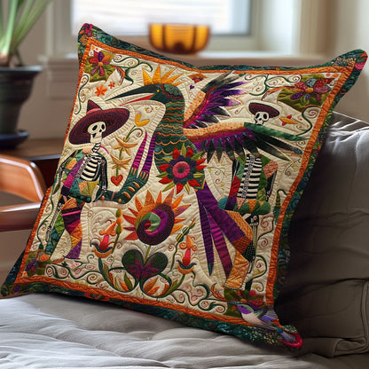 Hummingbird Skeleton Serenade WN2110157CL Quilt Pillow Case