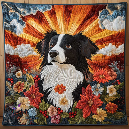 Sun Ray Border Collie WP0711034CL Quilt