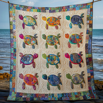 Mosaic Turtle WY1610001CL Quilt