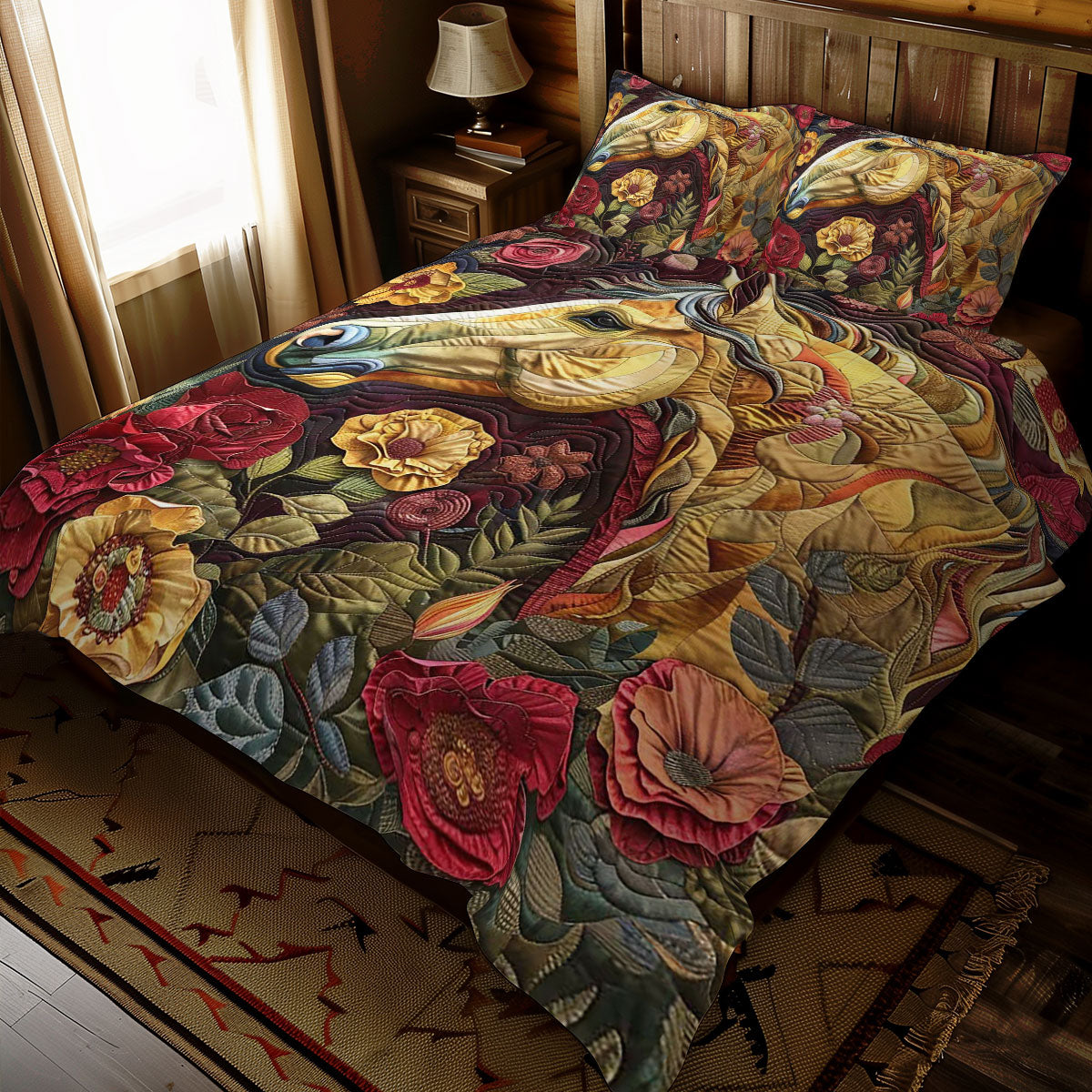 Flower Horse WJ2809028CL Duvet Cover Set