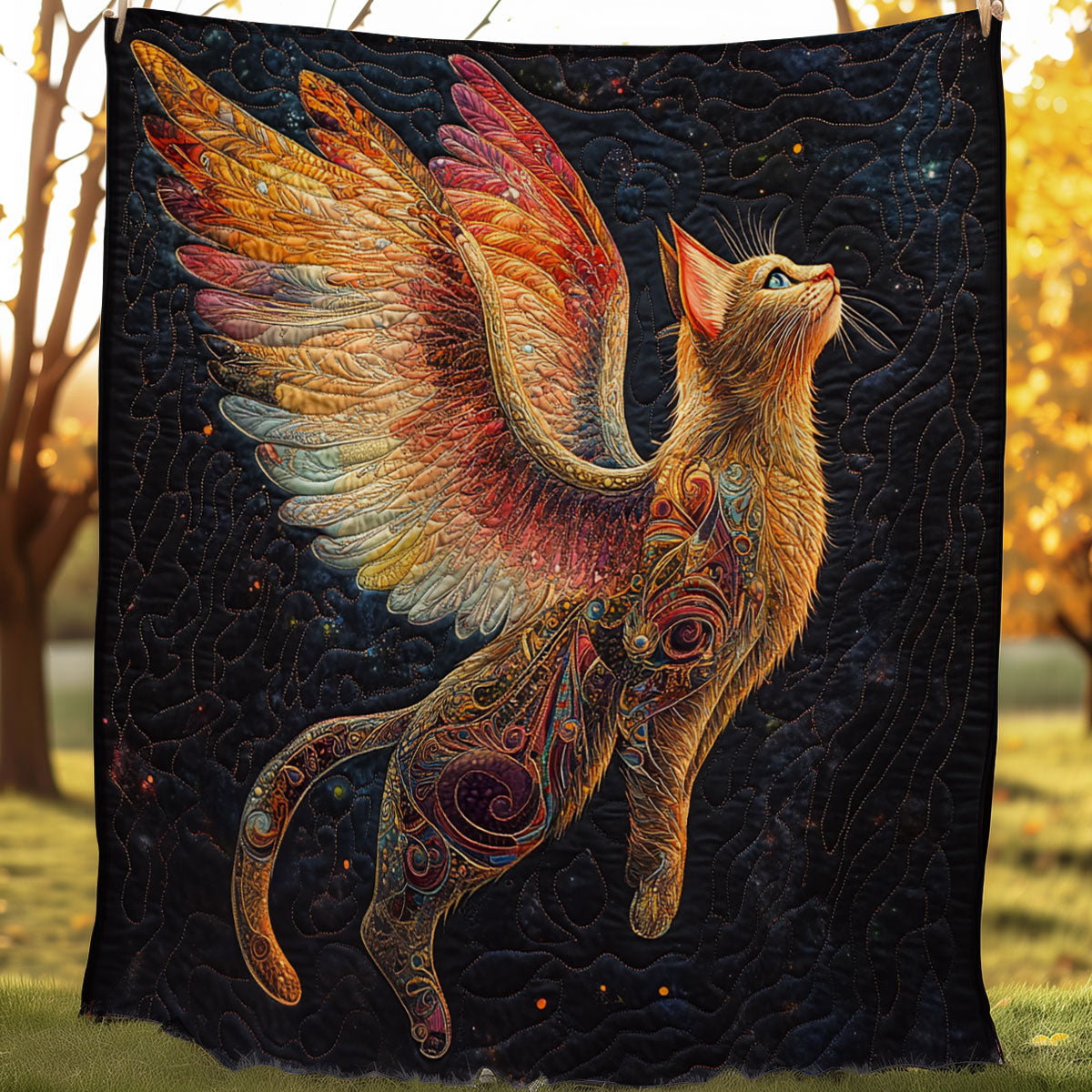 Angel Cat XB0403006CL Quilt