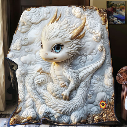 Royal White Dragon WY1411017CL Quilt