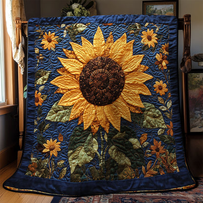 Majestic Sunflower WY1502062CL Quilt