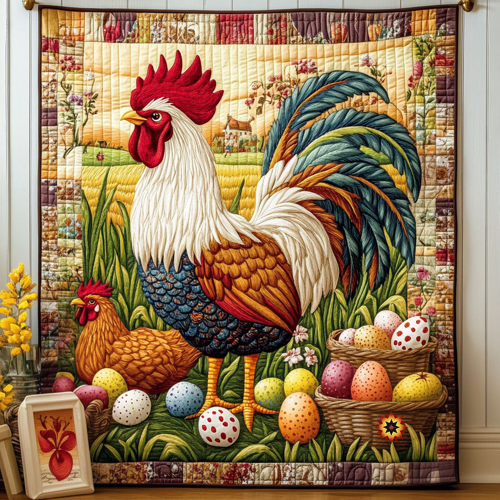 Chicken Egg WX0811006CL Quilt