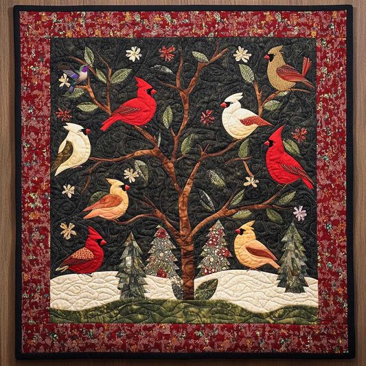 Cardinal In The Tree WN0910027CL Quilt