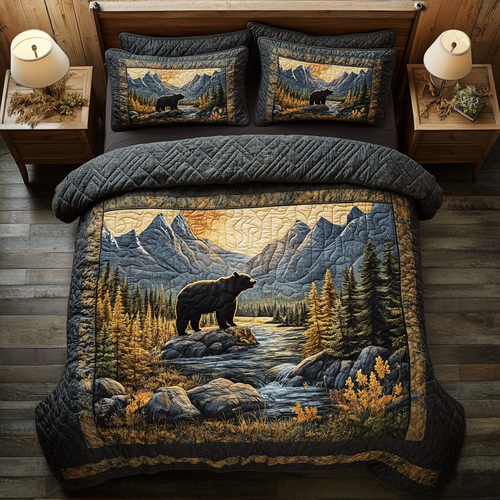 Majestic Wild Bear YR1501008CL Duvet Cover Set