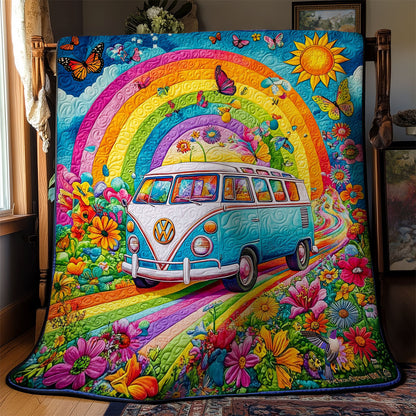 Hippie Van WY2511029CL Quilt