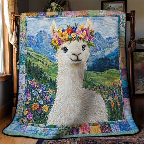 Alpaca Portrait WX1612003CL Quilt