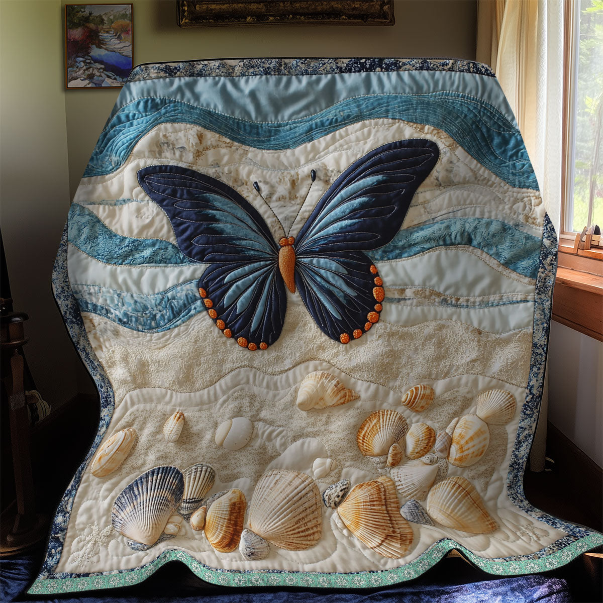 Butterfly In Sand WX1112008CL Quilt