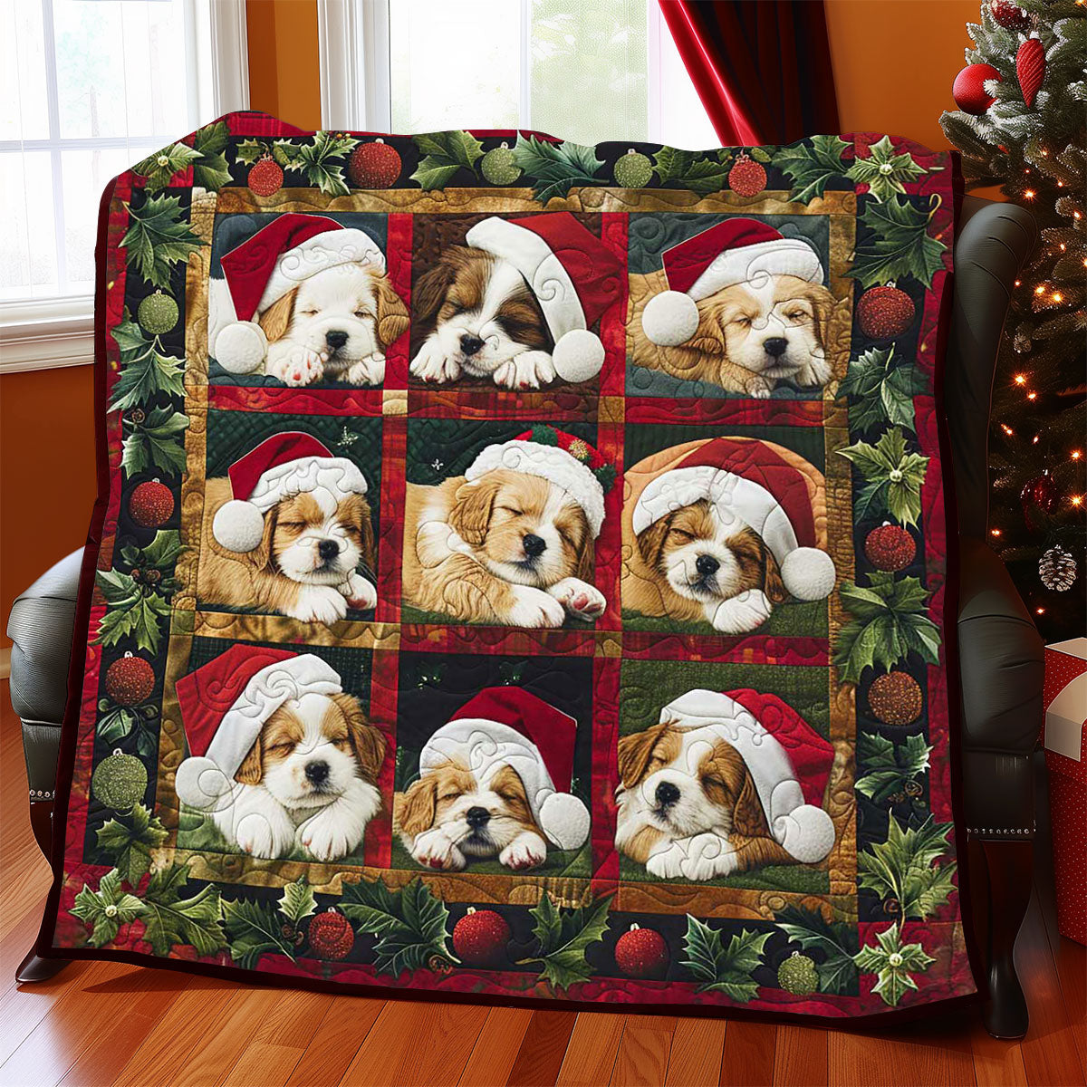 Collection 9 Puppy WP1308005CL Quilt