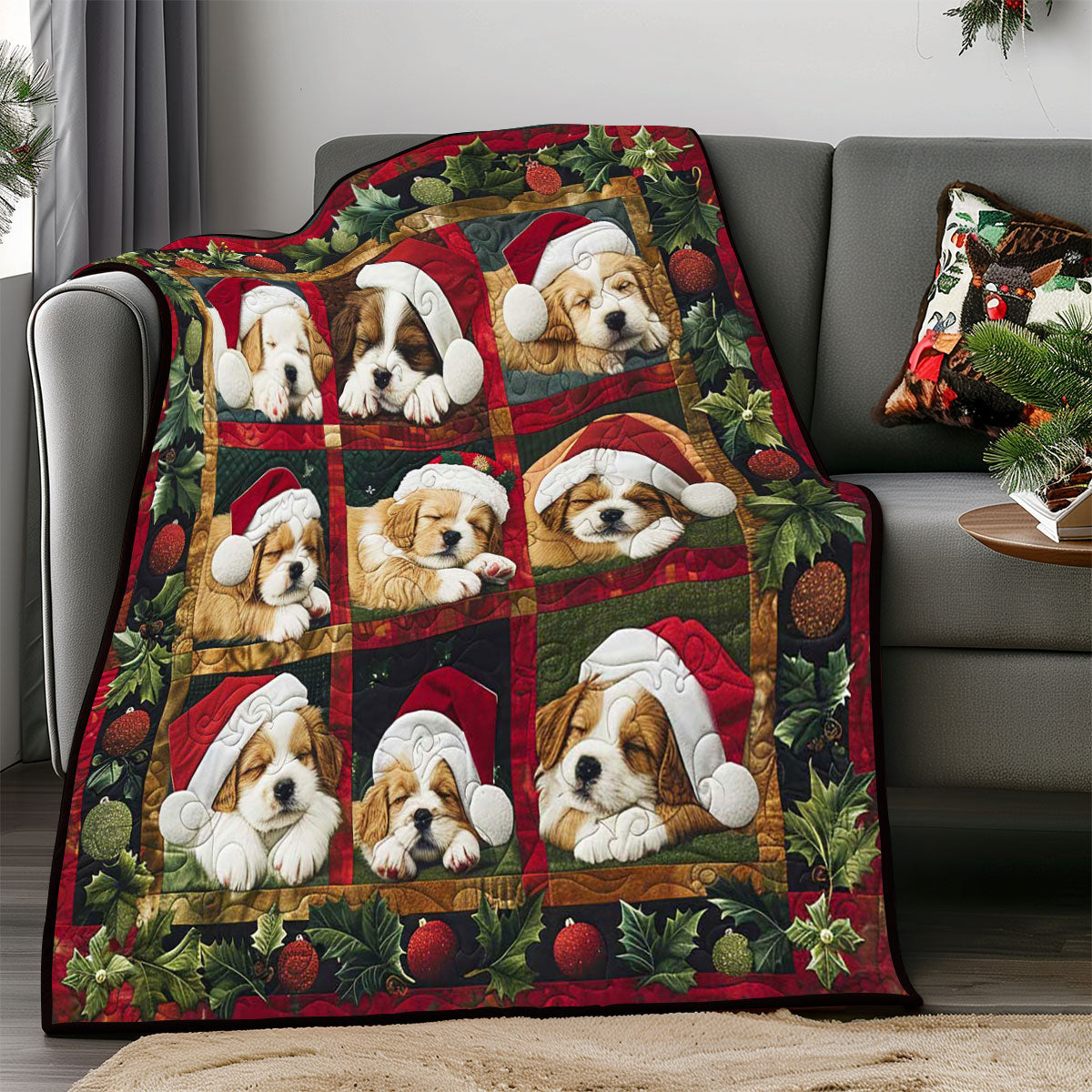 Collection 9 Puppy WP1308005CL Quilt