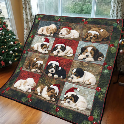 Christmas Puppy WP1508006CL Quilt