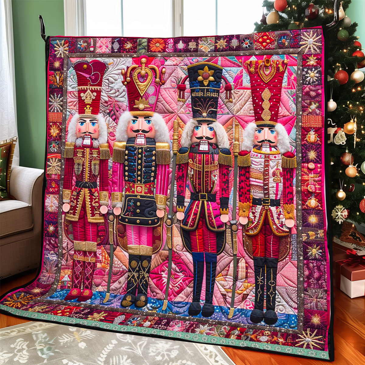 Pink Collection Nutcracker WP0909005CL Quilt